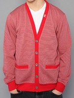 Кардиган LRG The Core Collection Striped Cardigan in Red -50%