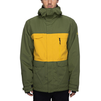 Сноубордическая куртка 686 Infinity Insulated Surplus Green Clrblk -25%