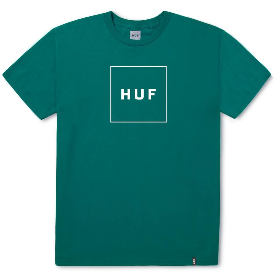 Футболка HUF SP19 Box logo tee deep jungle -50%