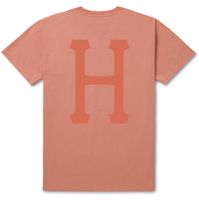 Футболка HUF SU18 Over dye classic H tee coral haze -50%