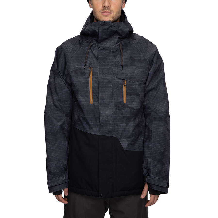 Сноубордическая куртка 686 Geo Black camo Clrblk -25%