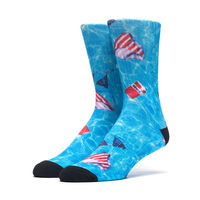 Носки HUF Splash digital sock blue -30%