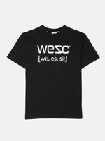 Футболка WeSC SS19 Mason Phonetic black -60%