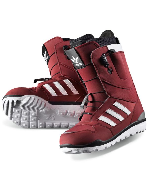 Сноубордичні черевики Adidas ZX 500 burgundy
