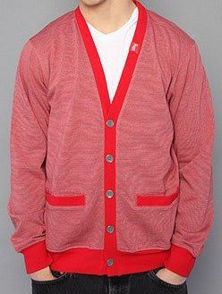 Кардиган LRG The Core Collection Striped Cardigan in Red