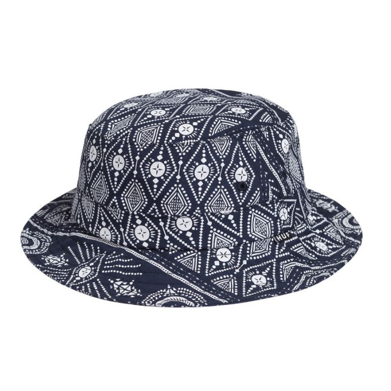 Панамка HUF Bandana bucket navy