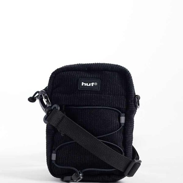 Сумка HUF SP26 Corduroy Bowery side bag black