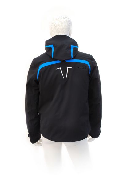 Гірськолижна куртка Volkl Black Flash Jacket black/bright azure black print