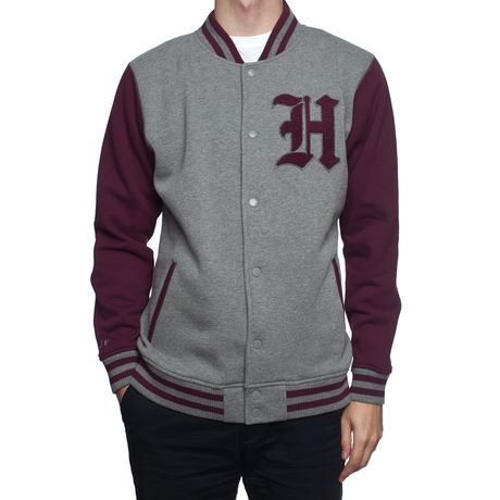 Куртка HUF SF Ivy Varsity jacket grey
