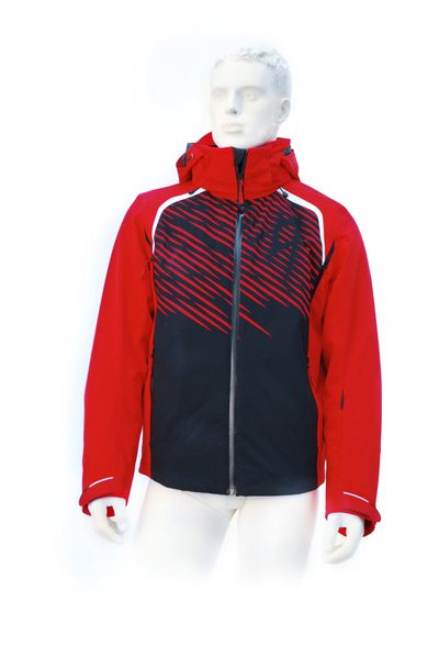 Гірськолижна куртка Volkl Black Flash Jacket red/black print