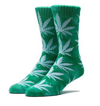 Шкарпетки HUF Tie Dye Plantlife Sock green