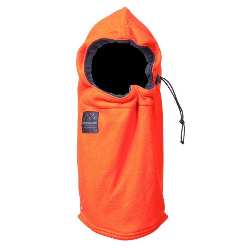 Celtek Hoody balaclava safety orange