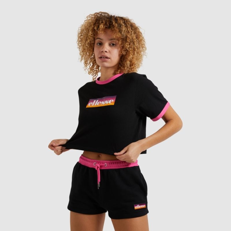 Жіноча футболка Ellesse Q1SP21 Filide crop tee black