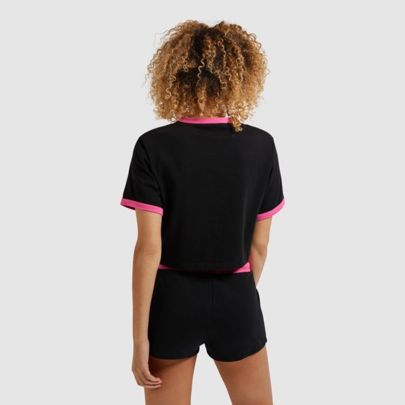Жіноча футболка Ellesse Q1SP21 Filide crop tee black