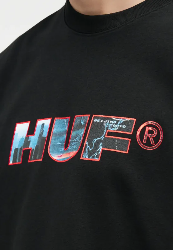 Футболка HUF SP26 Flight Path black