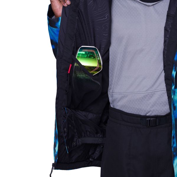 Сноубордична куртка 686 Foundation Insulated blue slush nebula