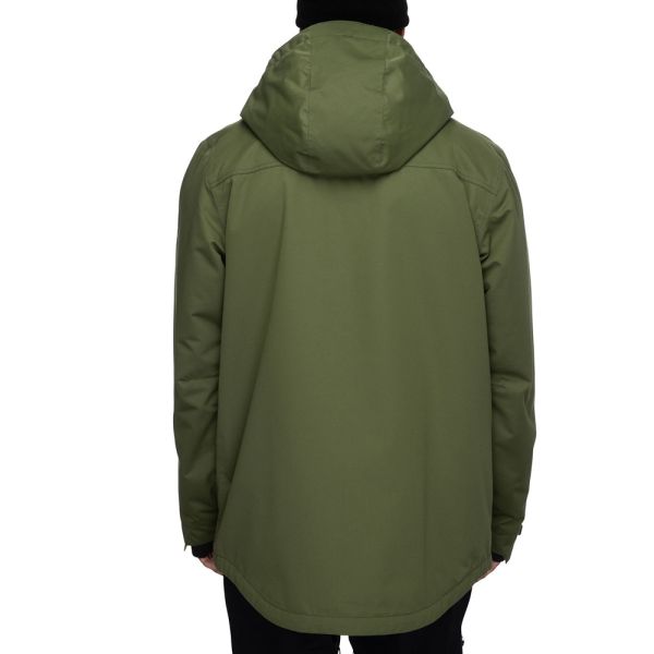 Сноубордична куртка 686 Infinity Insulated Surplus Green Clrblk