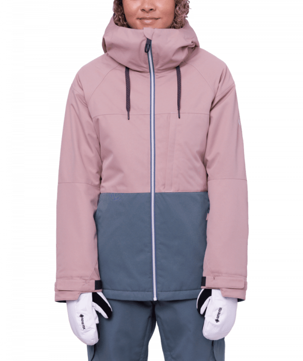 Жіноча сноубордична куртка 686 Athena Insulated dusty mauve colorblock