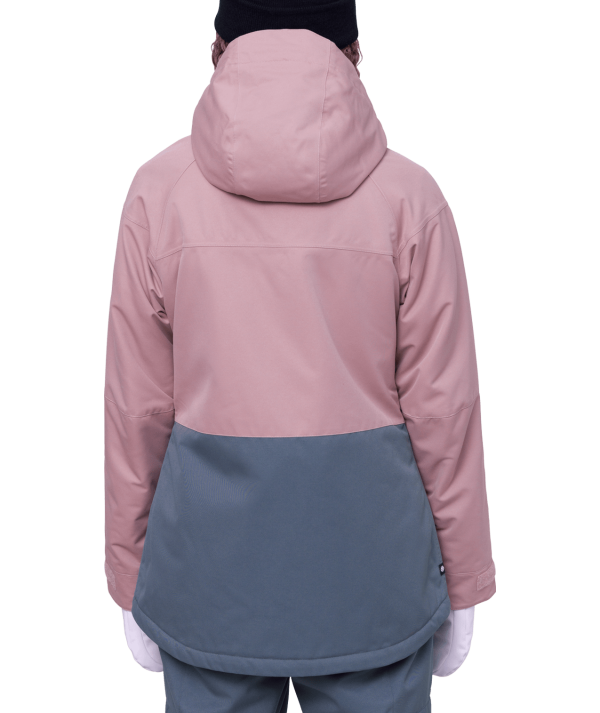 Жіноча сноубордична куртка 686 Athena Insulated dusty mauve colorblock