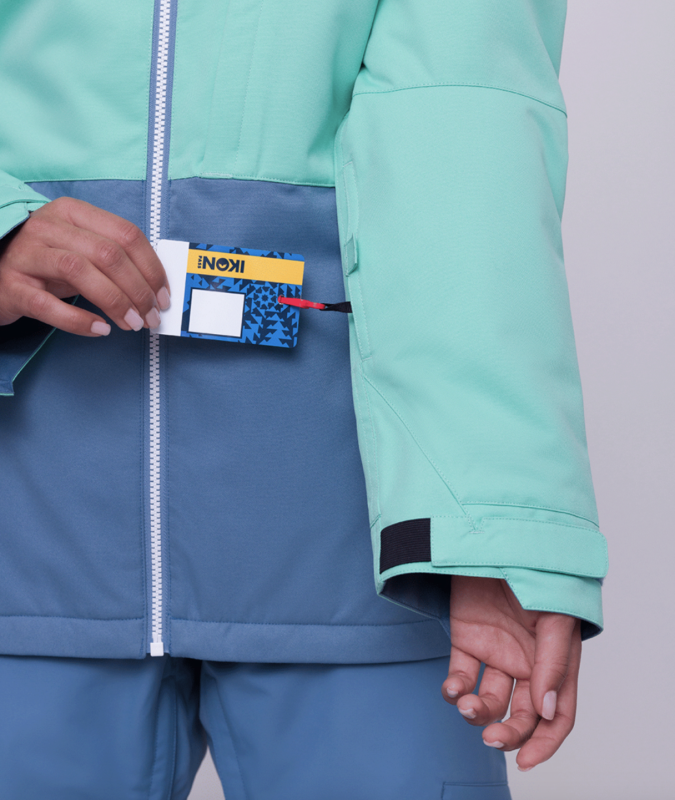 Жіноча сноубордична куртка 686 Athena Insulated spearmint colorblock