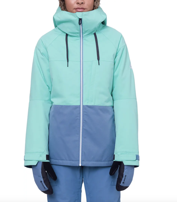 Жіноча сноубордична куртка 686 Athena Insulated spearmint colorblock