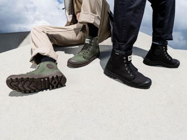 Черевики Palladium Pampa hi originale olive night/black