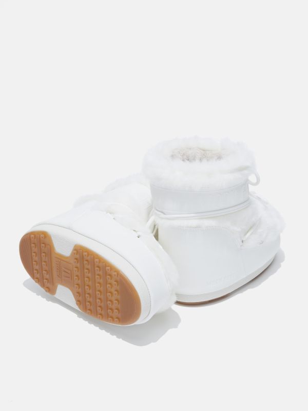 Низькі мунбути Tecnica Moon Boot Icon low faux fur optical white