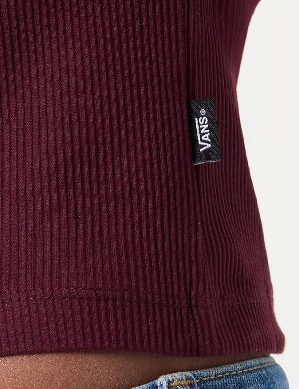 Футболка Vans Ribbing Mini Tee port royale