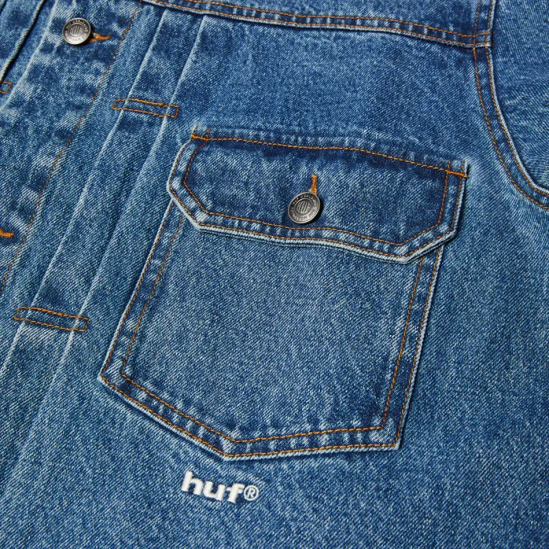 Куртка HUF SP26 89 Trucker Jacket denim indigo