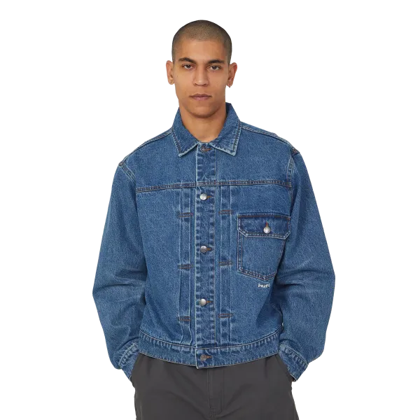 Куртка HUF SP26 89 Trucker Jacket denim indigo