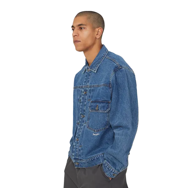 Куртка HUF SP26 89 Trucker Jacket denim indigo
