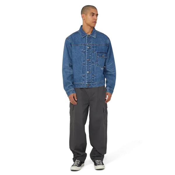 Куртка HUF SP26 89 Trucker Jacket denim indigo
