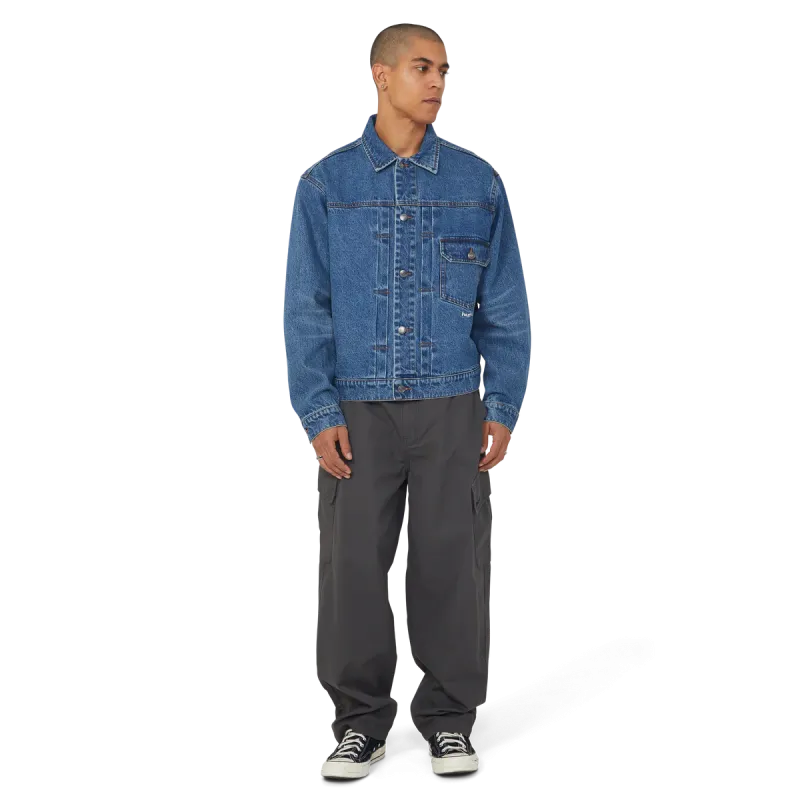 Куртка HUF SP26 89 Trucker Jacket denim indigo