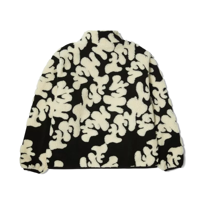 Шерпа HUF FA24 Abstract High Pile jaquard black