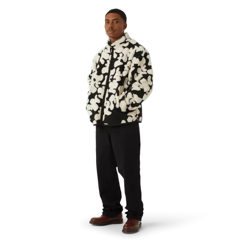 Шерпа HUF FA24 Abstract High Pile jaquard black