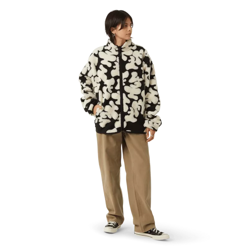 Шерпа HUF FA24 Abstract High Pile jaquard black