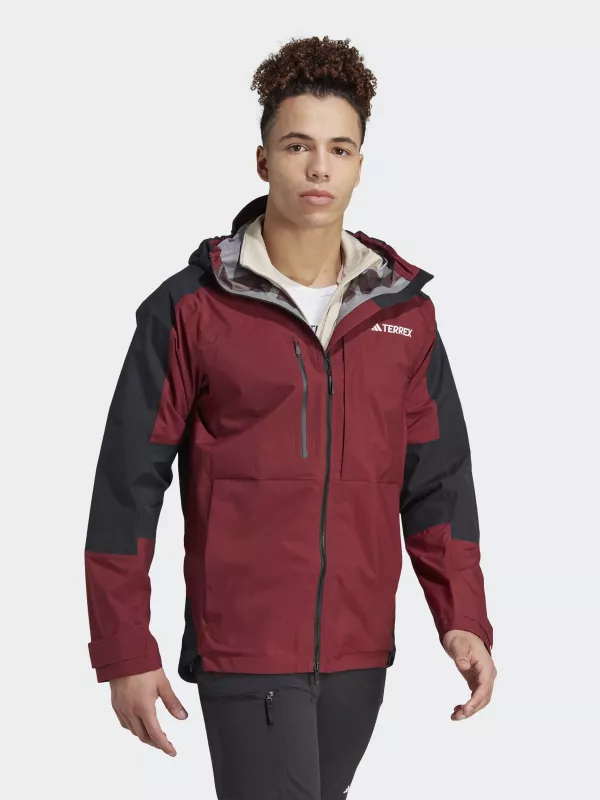 Куртка Adidas Terrex Xploric RAIN.RDY Hiking jacket IB4266 Shadow Red
