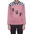 Longsleeve HUF Aggro football tee salmon