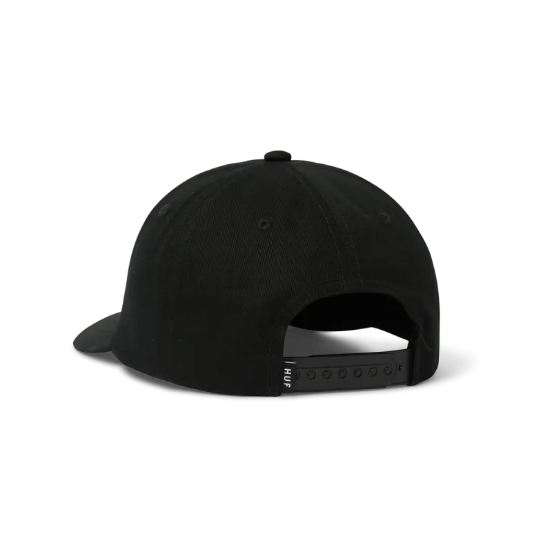 Кепка HUF HO25 Arch 6 Panel snapback black