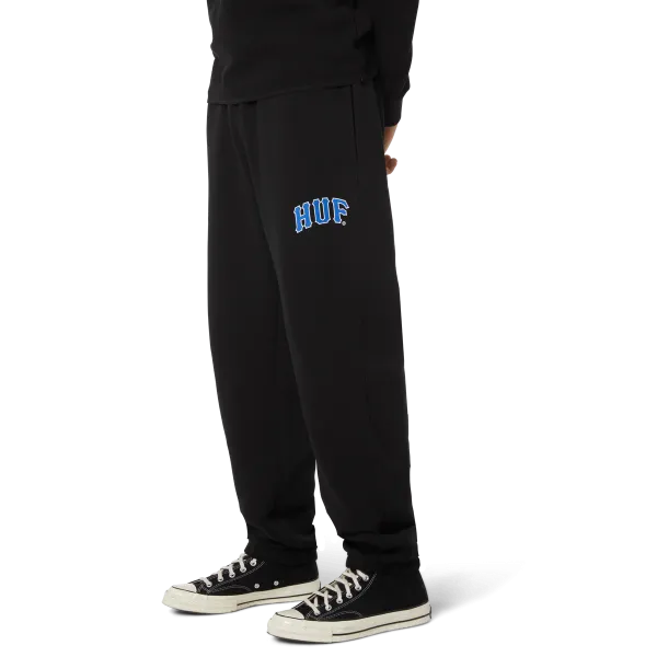 Штани HUF HO25 Arch Fleece pant black