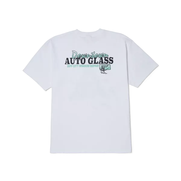 Футболка HUF SP25 Auto Glass tee white
