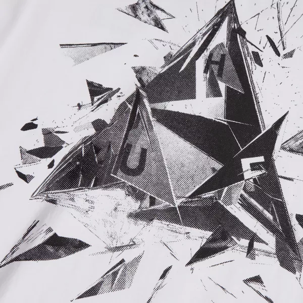 Футболка HUF SP25 Auto Glass tee white