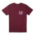 HUF Guatemalan pocket tee burgundy