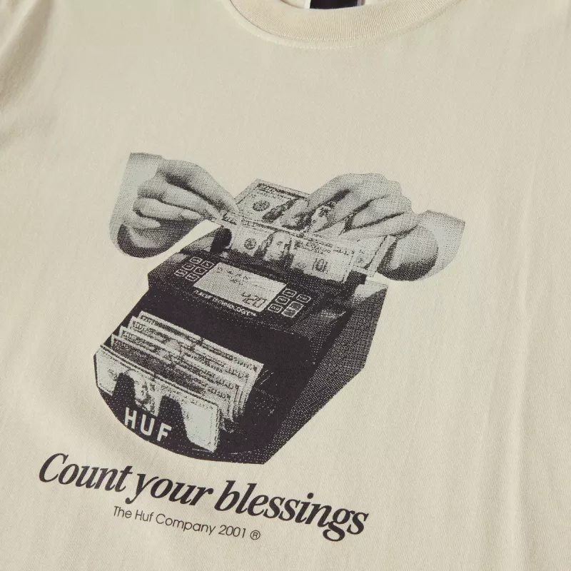 Футболка HUF HO24 Blessings tee stone