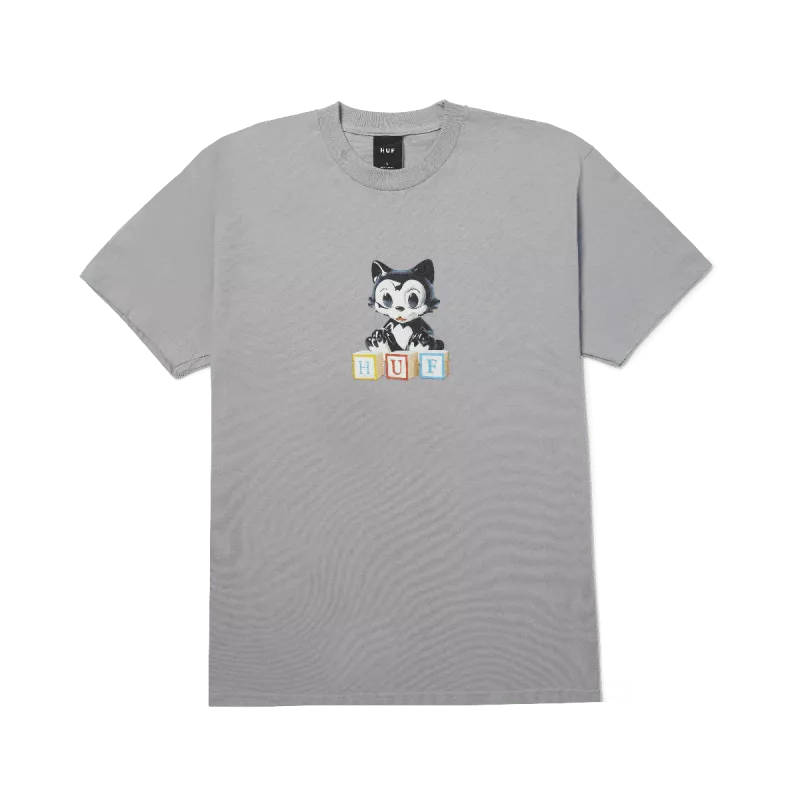 Футболка HUF FA25 Blocks liliac chalk