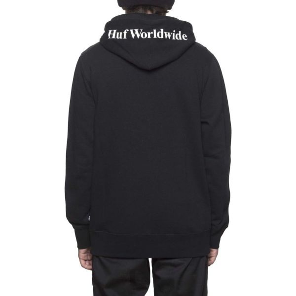 Худі HUF Box logo pullover hoodie black 