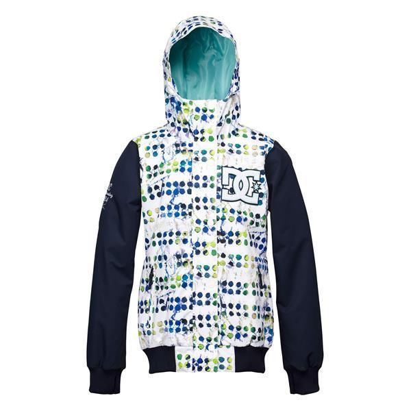 Жіноча сноубордична куртка DC Squad bright white pattern