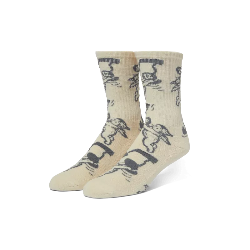 Шкарпетки HUF FA24 Cherub crew sock linen