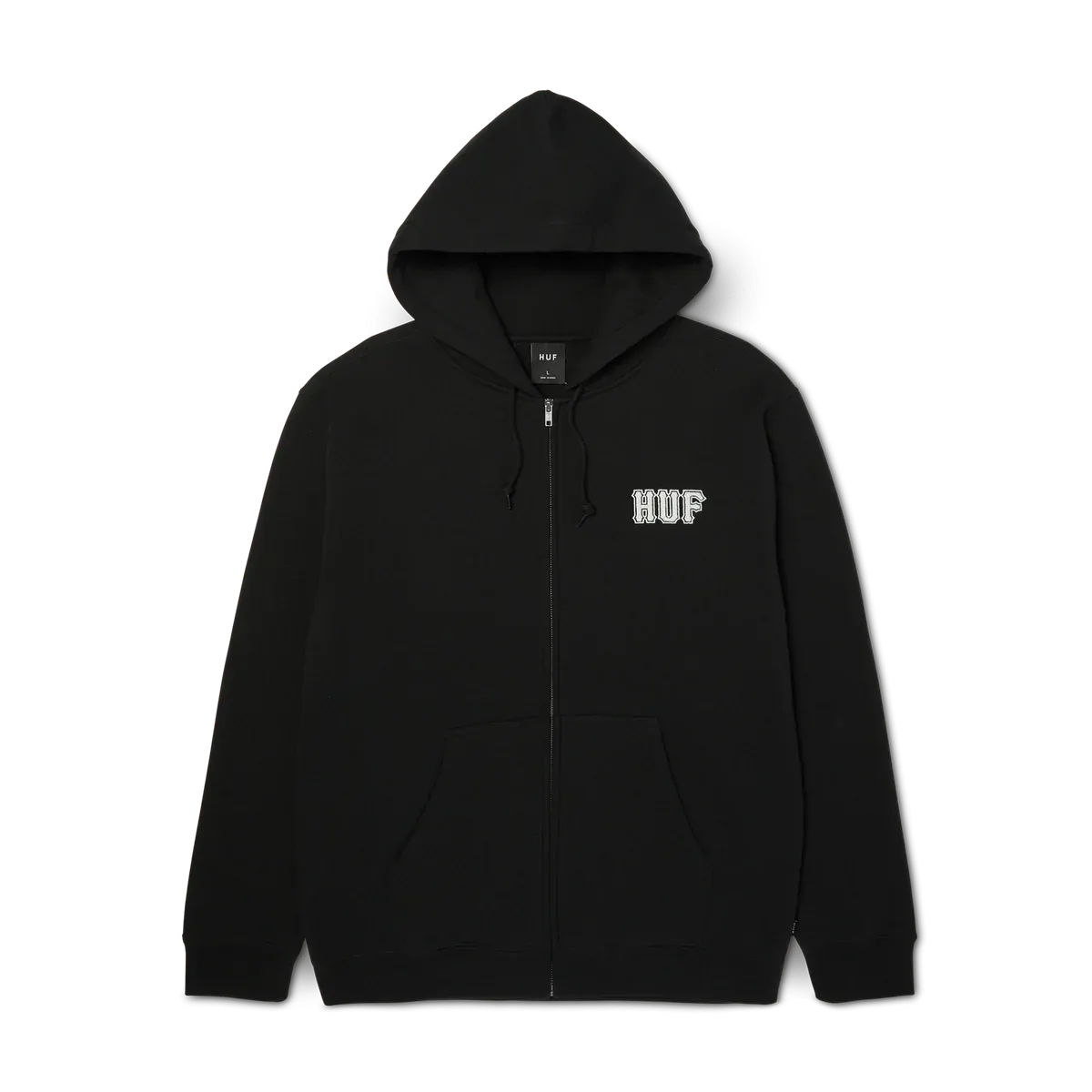 ★HUF★HUF ARCH LOGO HOODIE ZIP UP★ Зип HUF HO25 Classic logo black