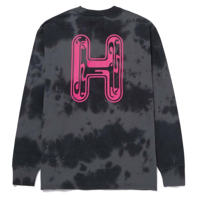 Лонгслів HUF HO21 Common ls black